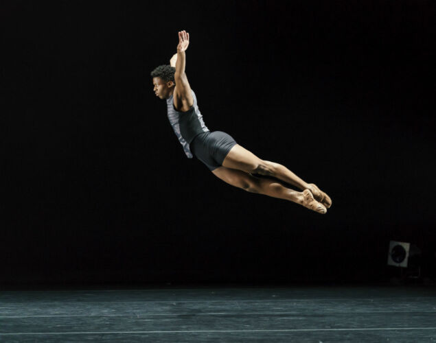 Mthuthuzeli November of Ballet Black in Martin Lawrance's Pendulum