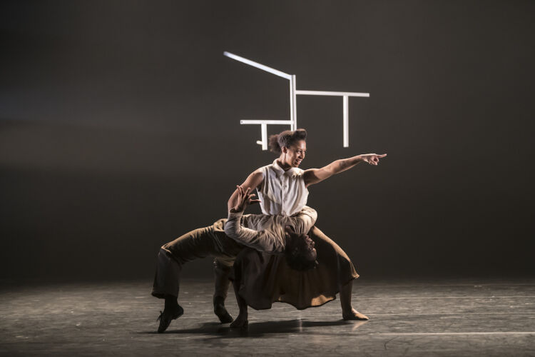 Ballet Black Ballerina in The Suit by Cathy Marsten