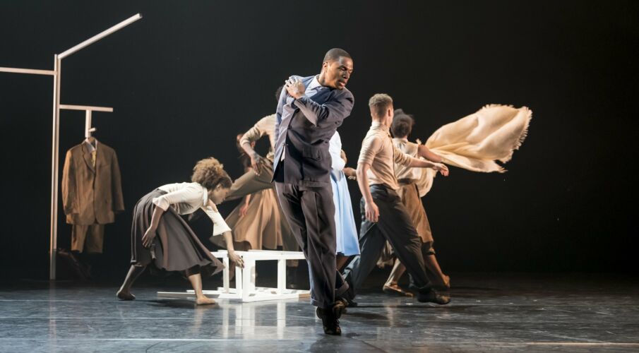 Ballet Black Ballet Dancer in The Suit by Cathy Marsten